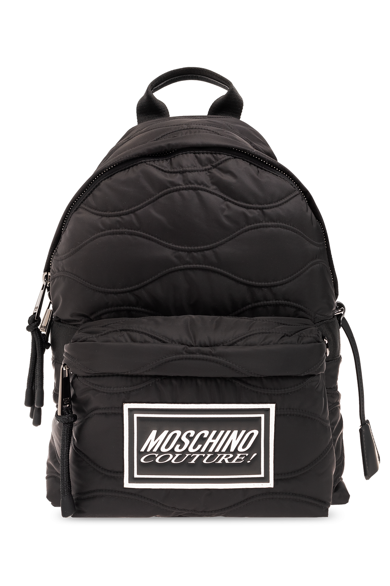 Moschino quilted best sale nylon backpack